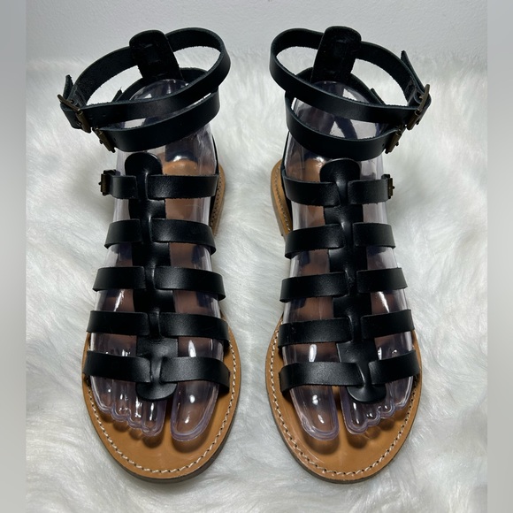 J.Crew Gladiator Double Strap Sandals Size 6 - Picture 2 of 7